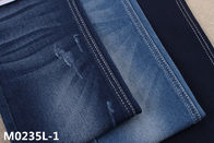 2 лайкра 33 полиэстер 65 хлопок джинсов женщин 339gsm пятнает рулоны ткани джинсовой ткани