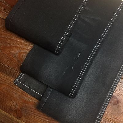 Хорошая цена Джинсов ткани джинсовой ткани хлопка Tencle цвет 9oz материальных черный онлайн