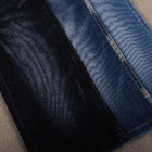 Простирание 2% лайкра 3% вискоза 28% полиэстер 67% хлопок вырабатывать толстую ровницу ткань джинсовой ткани для джинсов людей