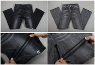 Ткань джинсовой ткани джинсов простирания силы хлопка темная черная для тощих людей женщин гетры