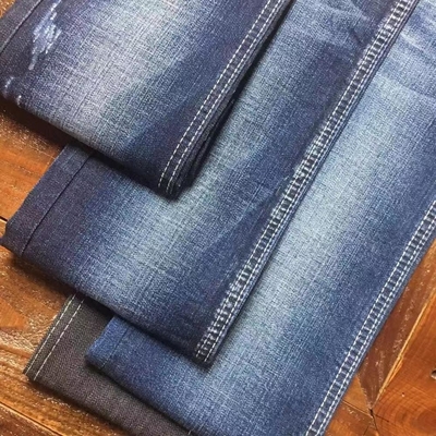 Ткань джинсовой ткани Twill мягко 10 oz сломленная для джинсов людей