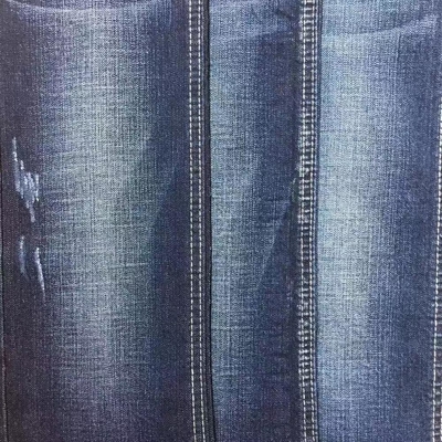 Ткань джинсовой ткани Twill мягко 10 oz сломленная для джинсов людей