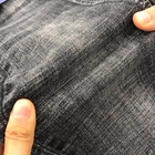 Stonewashed супер чернота серы ткани джинсов Dualfx T400 Lycra хлопка простирания