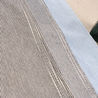нашивки 6oz голубые и белые вертикальные протягивают ткань джинсовой ткани для шортов