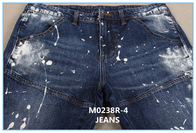Путь 4 вырабатывать толстую ровницу ткань джинсовой ткани простирания для людей клеймит джинсы 373gsm