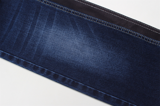 11-11.5 Oz Warp slub джинсы ткань для мужчины джинсы Mercerized шерсть черный зад высокий растяжка для мужчины индийский рынок стиль