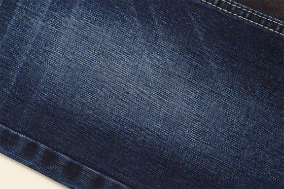 11-11.5 Oz Warp slub джинсы ткань для мужчины джинсы Mercerized шерсть черный зад высокий растяжка для мужчины индийский рынок стиль
