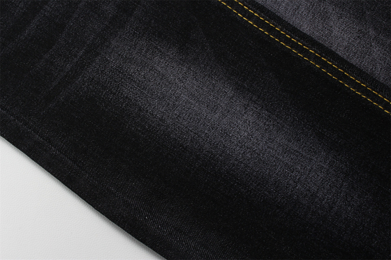 11 Oz Warp Slub Черный джинсовый ткань для мужчины Джинсы высокая растяжка Индийский рынок стиль горячая продажа