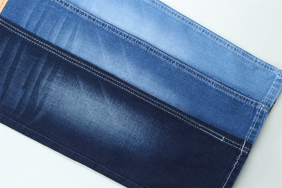 10.5 Oz Super Stretch Джинсовая ткань для летних женщин Джинсы хлопчатобумажная полиэстерная краска Спандекс с варп-листом высокая растяжка