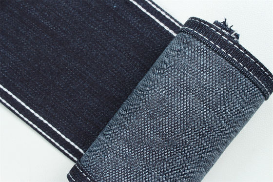 Санфоризационная специальная ткань хлопчатобумажная полиэстерная спандексная лента джинсовая ткань