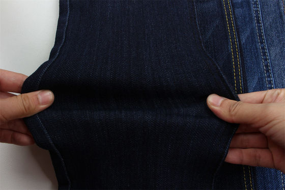 Санфоризационная специальная ткань хлопчатобумажная полиэстерная спандексная лента джинсовая ткань