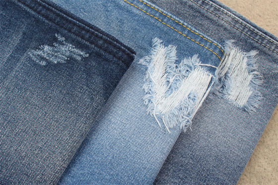 Eco-Friendly Shrink-Resistant Medium Weight 100% Cotton Denim Fabric for Jeans and Apparel