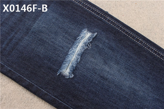 308 GSM 58/60" 10+10S*10 Cotton Denim Fabric for Apparel-Jeans with Soft Hand Feel