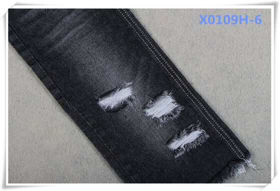 Парень стиль 100% хлопчатобумажной джинсовой ткани черный цвет для джинсов