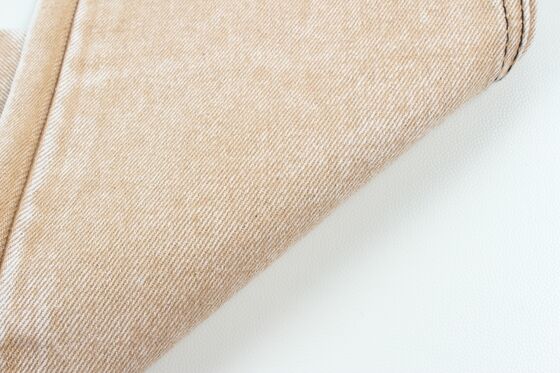 Горячая продажа хаки 100% чистый тяжелый деним из хлопка 13,5 унций