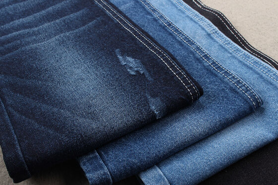Новая модная тенденция: переработанная хлопковая джинсовая ткань, 12% переработанного хлопка и 88% хлопка, 11 унций, экологичная