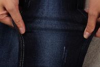 Хлопок индиго мягкого прикосновения 339 Gsm 10 Oz вырабатывает толстую ровницу эластичный материал голубых джинсов ткани джинсовой ткани