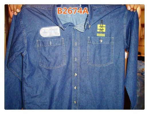 Хорошая цена 8 унций ткань джинсовой ткани простирания индиго 100% хлопок 271 джинса Gsm для брюк онлайн