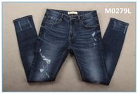 373 простирание хлопка Gsm 11 Oz глубокое Azul вырабатывает толстую ровницу ткань голубых джинсов ткани джинсовой ткани
