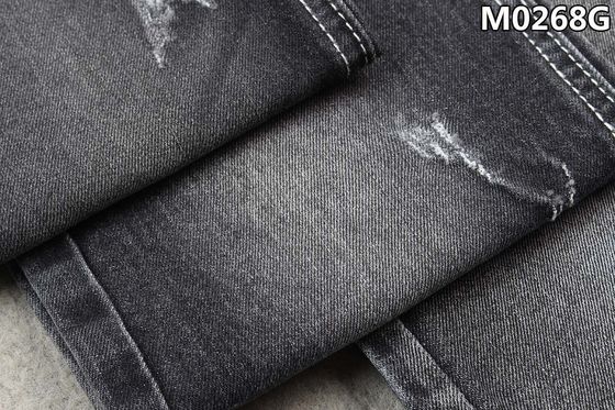 Сера ткани джинсовой ткани лайкра полиэстера хлопка Twill черная с Sanforizing отделка