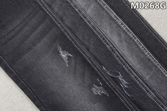 Сера ткани джинсовой ткани лайкра полиэстера хлопка Twill черная с Sanforizing отделка