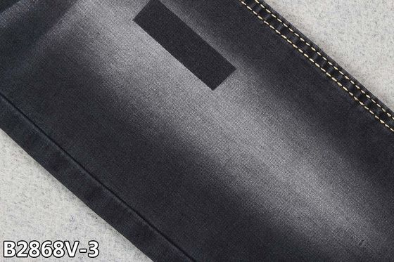 59" серы TR ткани джинсовой ткани простирания ширины 10.9oz джинсы высокой черные
