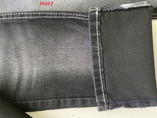 Ткань джинсовой ткани черноты простирания 10,2 OZ высокая для брюк девушки джинсов женщин