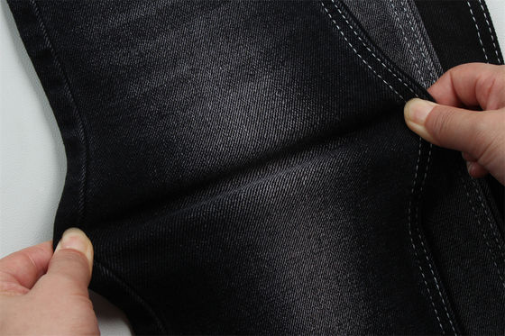 Хорошая цена 11 унций низкопротяженная джинсовая ткань для мужчины работа носить джинсы черный задняя часть конкурентоспособная цена от Weilong текстиль онлайн