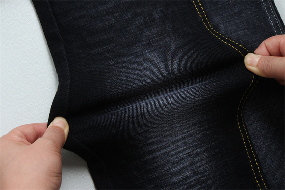 11.5 Oz Cross Slub Black Backside Denim Fabric For Man Jeans Индийский рыночный стиль Китайская фабрика в Гуандуне