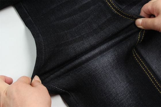 Хорошая цена 11 Oz Warp Slub Черный джинсовый ткань для мужчины Джинсы высокая растяжка Индийский рынок стиль горячая продажа онлайн