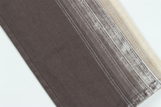 Хорошая цена Коричневый цвет 10 один раз высокий растяжный джинсовый ткань для дамских джинсов онлайн