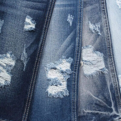 11.5 Одноразовая джинсовая ткань из хлопчатника без спандекса шириной 70' Super Dark Blue Jeans ткань