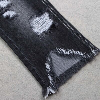 Ткань деним 9,8 унций с сульфидно-черным крашением и эффектом слаб, 100% хлопок, для джинсов, декатированная