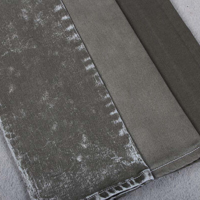 Хорошая цена 8.5 унций темно-зеленая джинсовая ткань из хлопка, полиэстера и спандекса с эластичностью Power Stretch онлайн