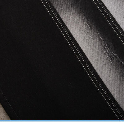 Хорошая цена Черный цвет поддельные вязаные белые ткани джинсов с двойными слоями онлайн