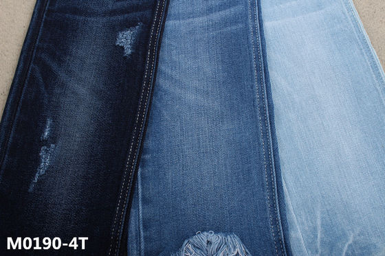 Хорошая цена 4 лайкра 94 хлопок двойного ядра 390gsm эластичное вырабатывает толстую ровницу Stretchy ткань материала джинсовой ткани онлайн