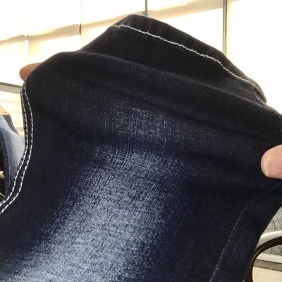 Хорошая цена Ткань джинсовой ткани простирания 1,5% лайкра 28% полиэстер 72% хлопок облегченная 9,5 унции онлайн