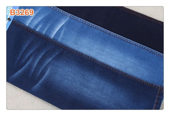 Хорошая цена ткань джинсовой ткани сатинировки джинсов 69%Cotton 8.5oz Stretchable для детей женщин онлайн