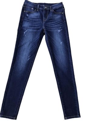 Хорошая цена Искривление вырабатывает толстую ровницу ткань джинсовой ткани полиэстера хлопка онлайн