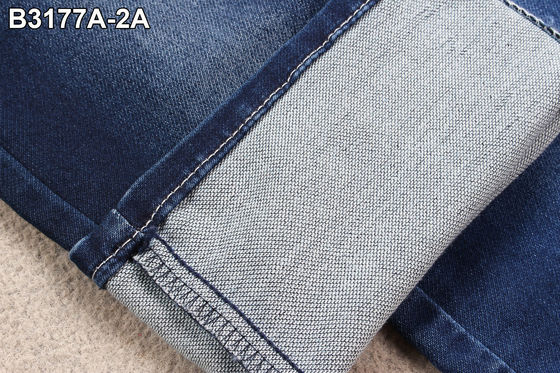 Хорошая цена Слои ткани Twill джинсовой ткани 9,5 унций поддельные вязать двойные протягивают материал джинсов онлайн