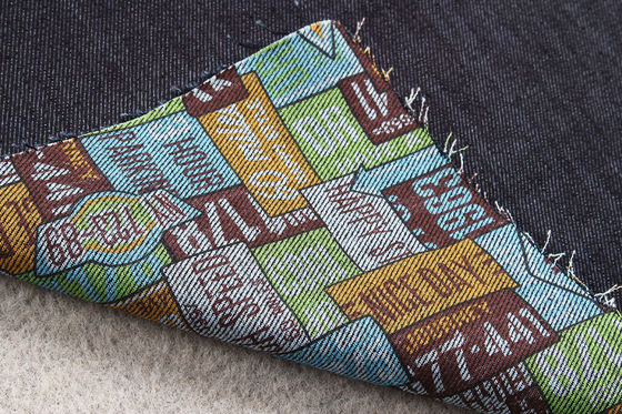 Хорошая цена сторона картины печати Twill джинсовой ткани 13oz и задняя сторона подгонянные тканью онлайн